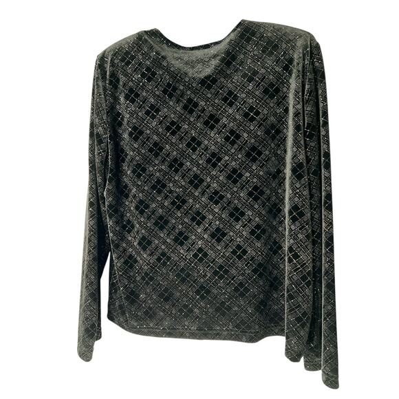 R&K Evening Women's Sparkly One Button Jacket in Black Size 12 - Picture 4 of 6